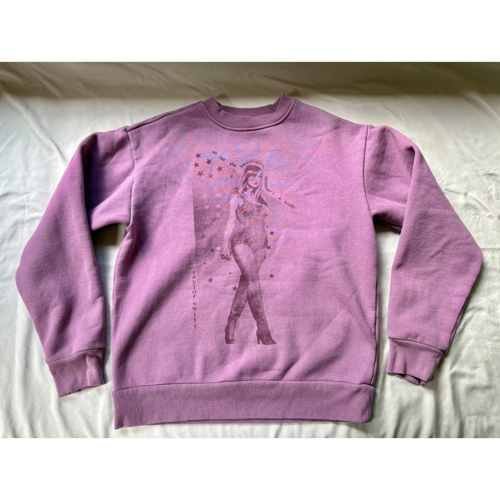 Taylor Swift Lover Cruel Summer Purple Sweatshirt Crewneck Pullover Small